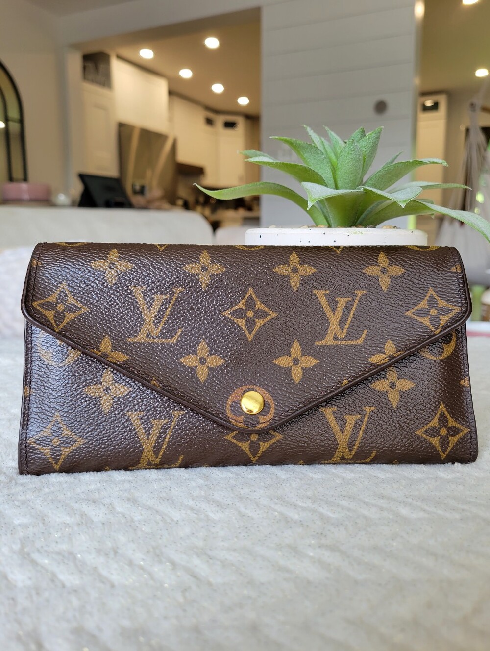 🩷HOT Pink Fushia LOUIS VUITTON Monogram Canvas Josephine Wallet